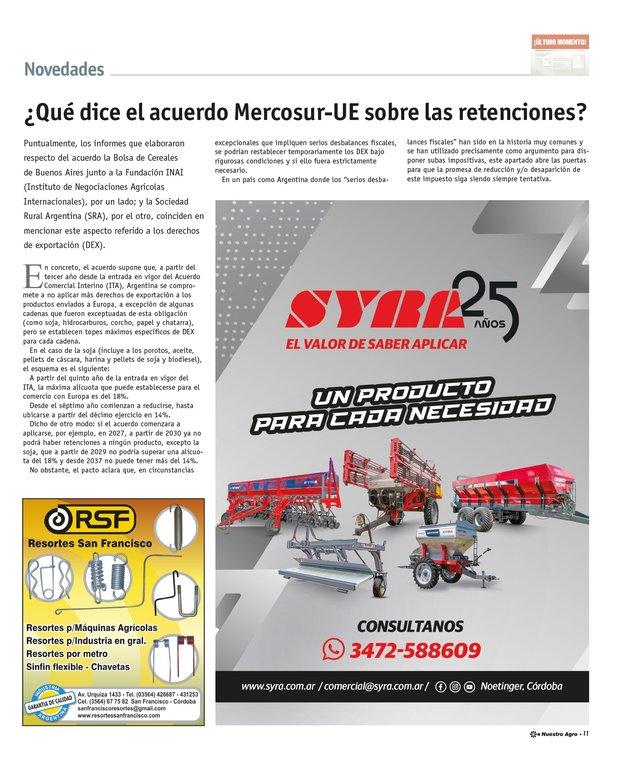 REVISTA NUESTRO AGRO ENERO 2026 N° 386 - página 11