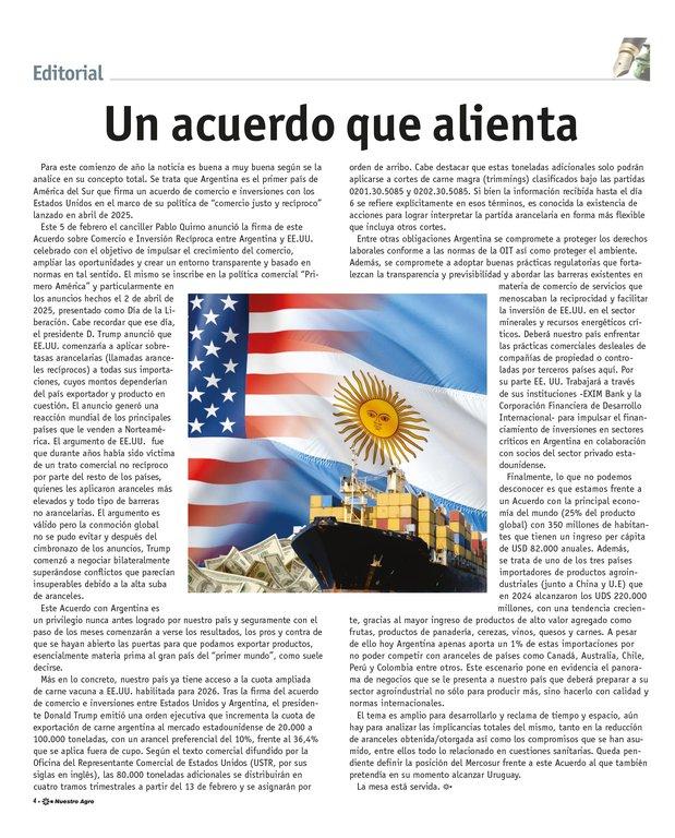 REVISTA NUESTRO AGRO FEBRERO 2026 N° 387 - página 4
