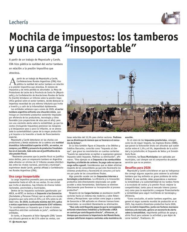 REVISTA NUESTRO AGRO FEBRERO 2026 N° 387 - página 12