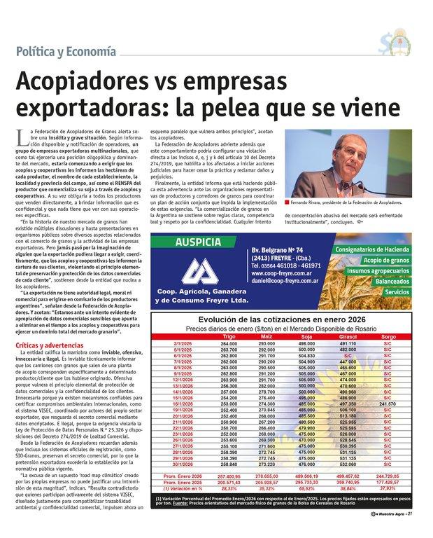 REVISTA NUESTRO AGRO FEBRERO 2026 N° 387 - página 21