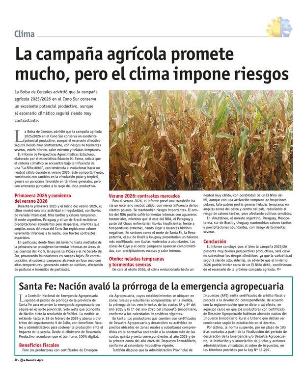 REVISTA NUESTRO AGRO FEBRERO 2026 N° 387 - página 30