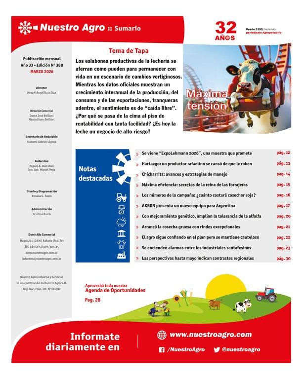 REVISTA NUESTRO AGRO MARZO 2026 N° 388 - página 5