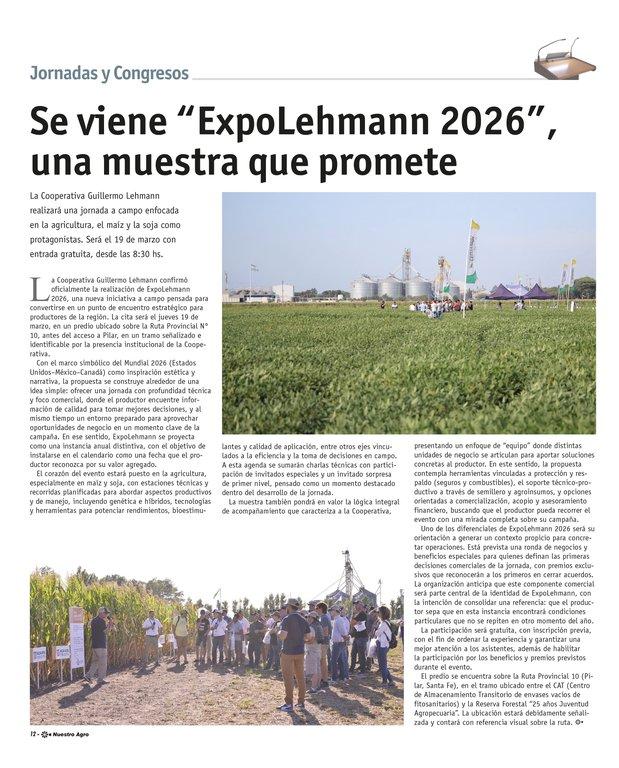 REVISTA NUESTRO AGRO MARZO 2026 N° 388 - página 12