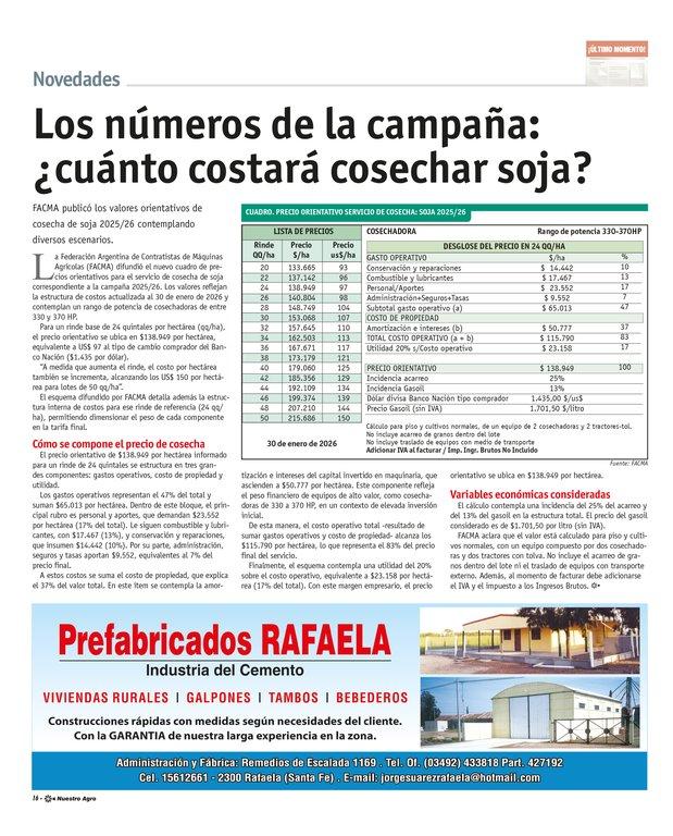 REVISTA NUESTRO AGRO MARZO 2026 N° 388 - página 16