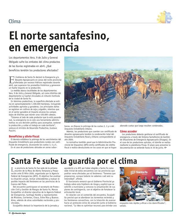 REVISTA NUESTRO AGRO MAYO 2026 N° 390 - página 12