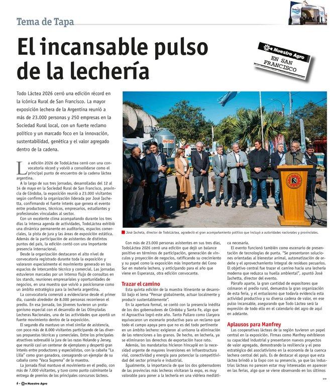 REVISTA NUESTRO AGRO JUNIO 2026 N° 391 - página 6