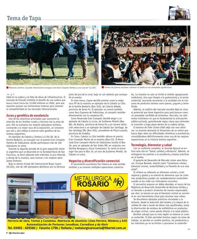 REVISTA NUESTRO AGRO JUNIO 2026 N° 391 - página 8