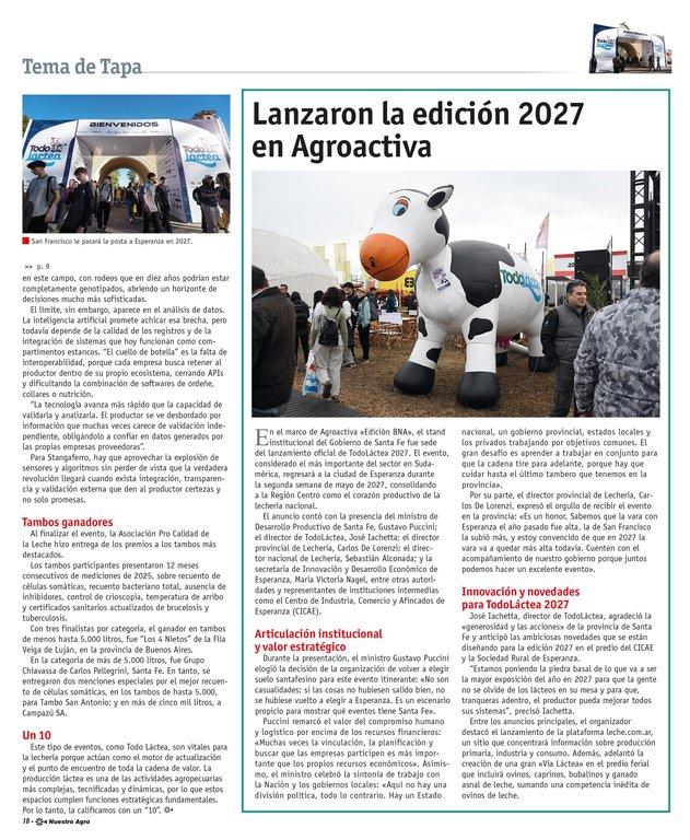 REVISTA NUESTRO AGRO JUNIO 2026 N° 391 - página 10