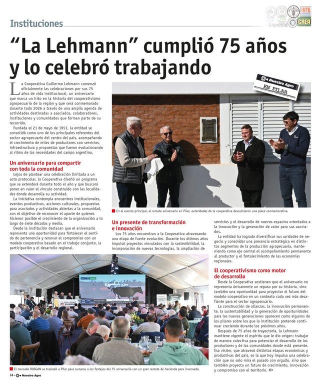 REVISTA NUESTRO AGRO JUNIO 2026 N° 391 - página 14