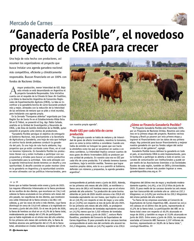 REVISTA NUESTRO AGRO JULIO 2026 N° 392 - página 20