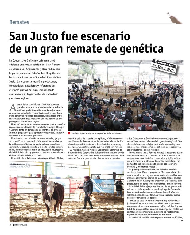 REVISTA NUESTRO AGRO AGOSTO 2026 N° 393 - página 12