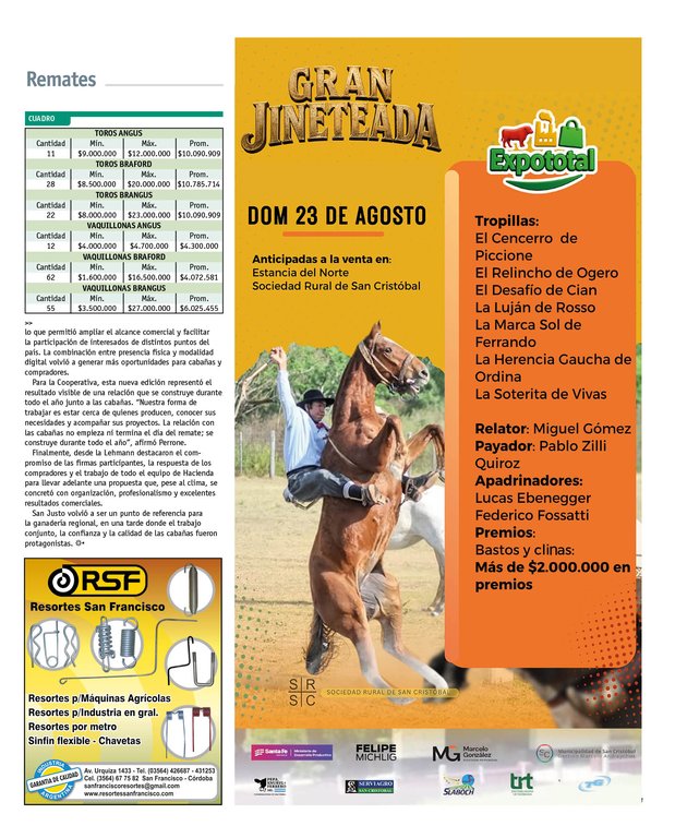 REVISTA NUESTRO AGRO AGOSTO 2026 N° 393 - página 13