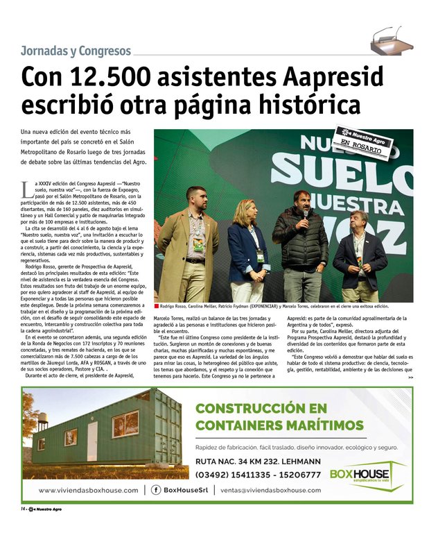 REVISTA NUESTRO AGRO AGOSTO 2026 N° 393 - página 14
