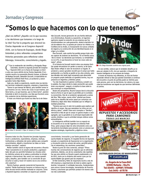 REVISTA NUESTRO AGRO AGOSTO 2026 N° 393 - página 15