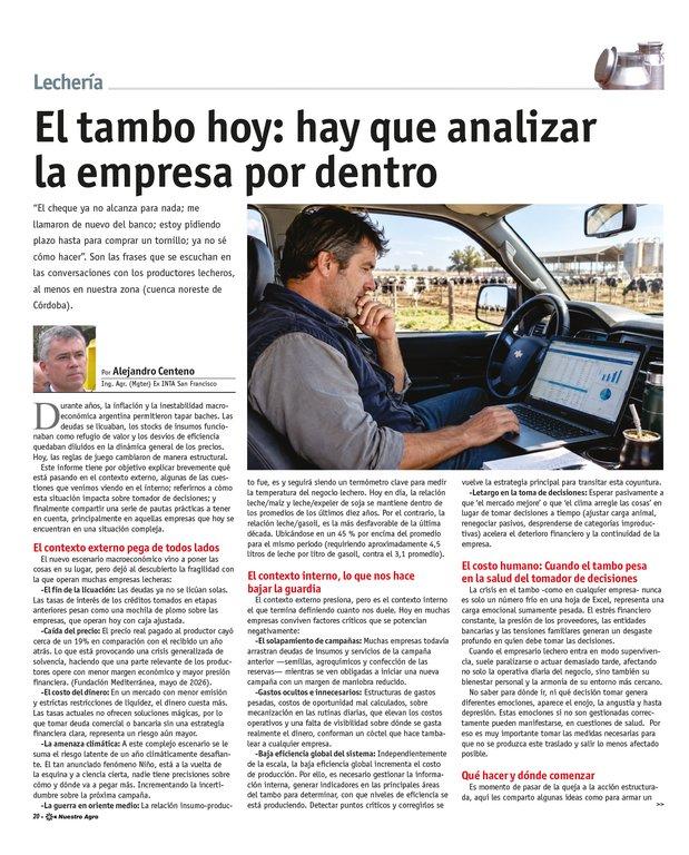REVISTA NUESTRO AGRO OCTUBRE 2026 N° 395 - página 20