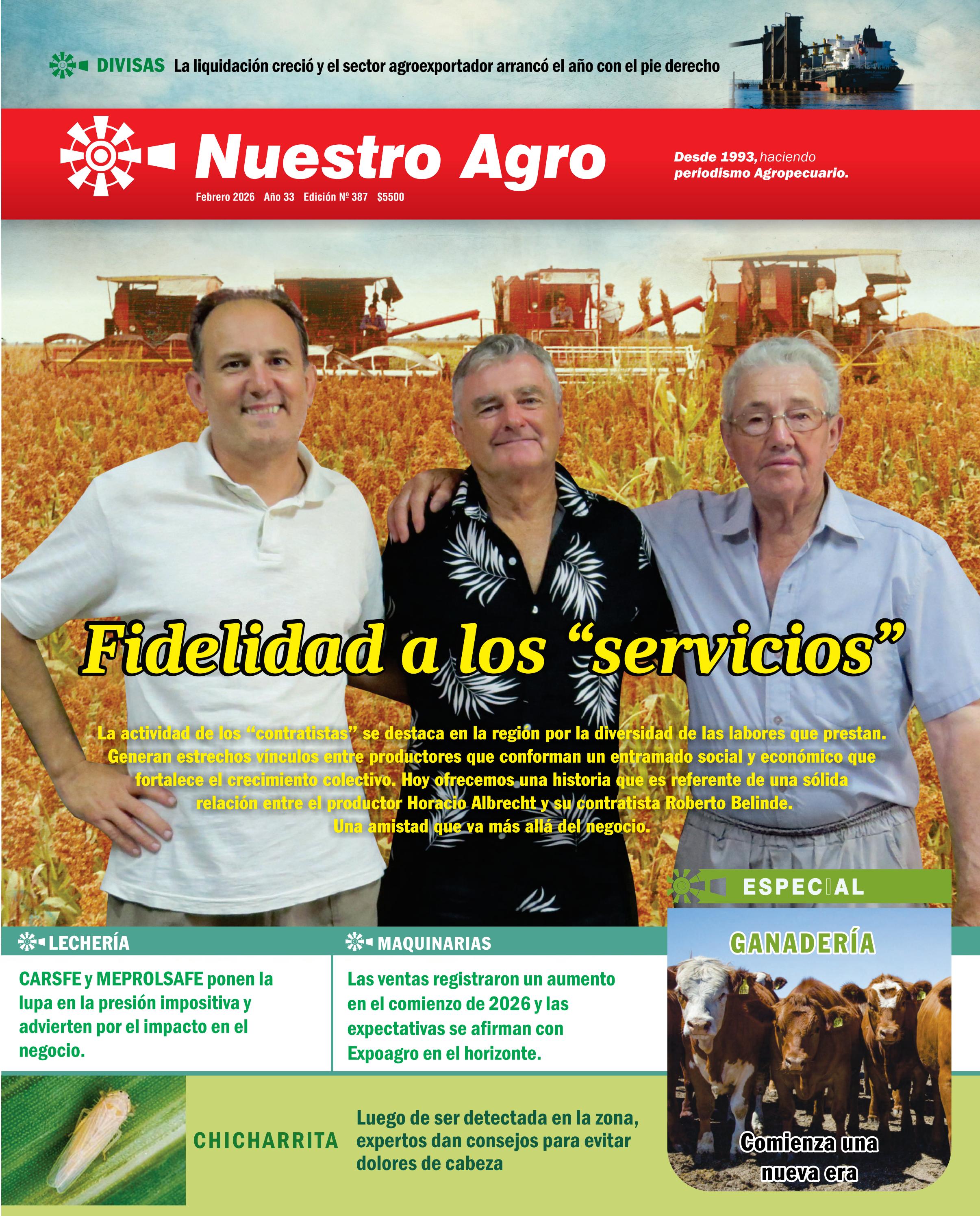 REVISTA NUESTRO FEBRERO 2026 N° 387 - página 1