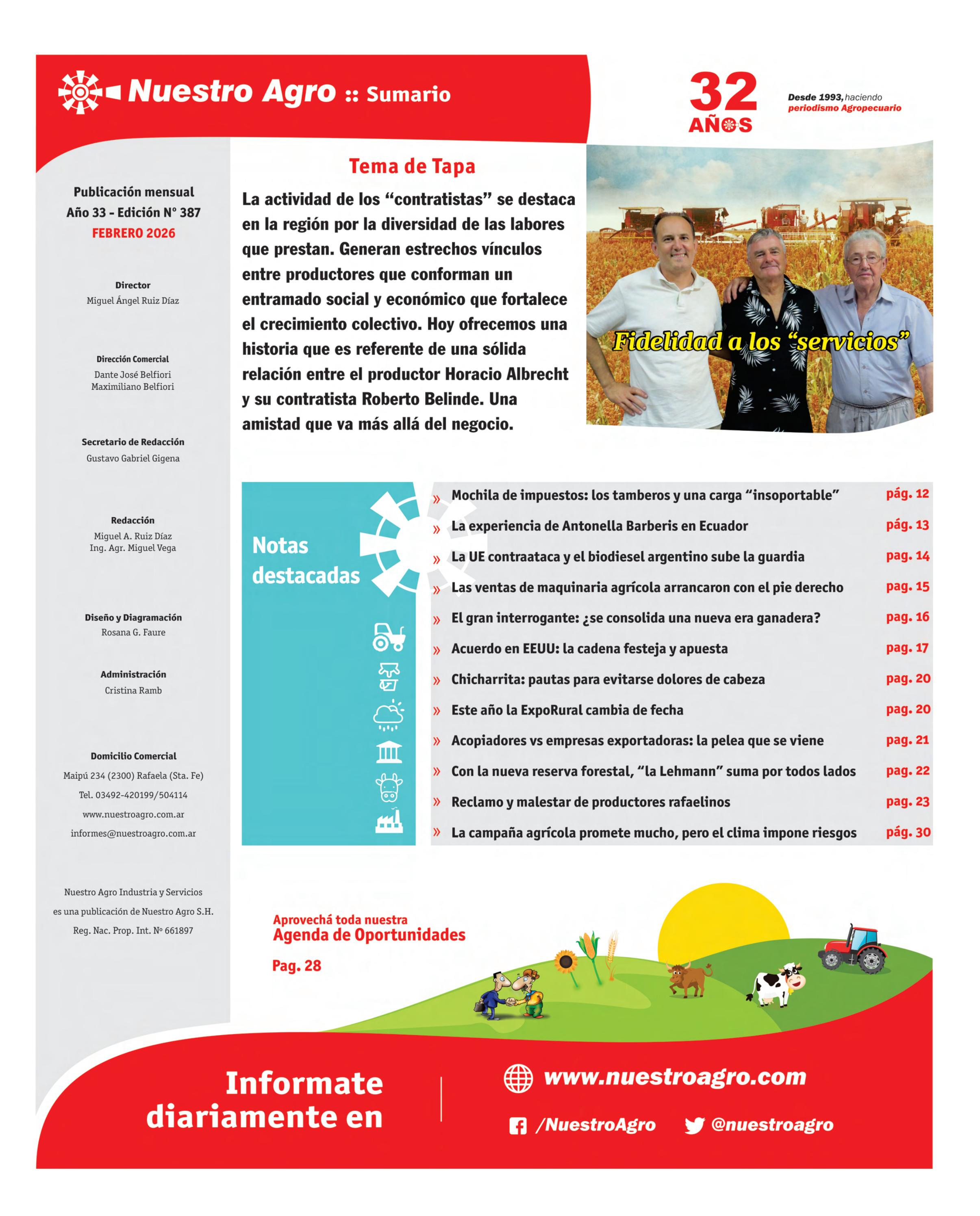 REVISTA NUESTRO FEBRERO 2026 N° 387 - página 5