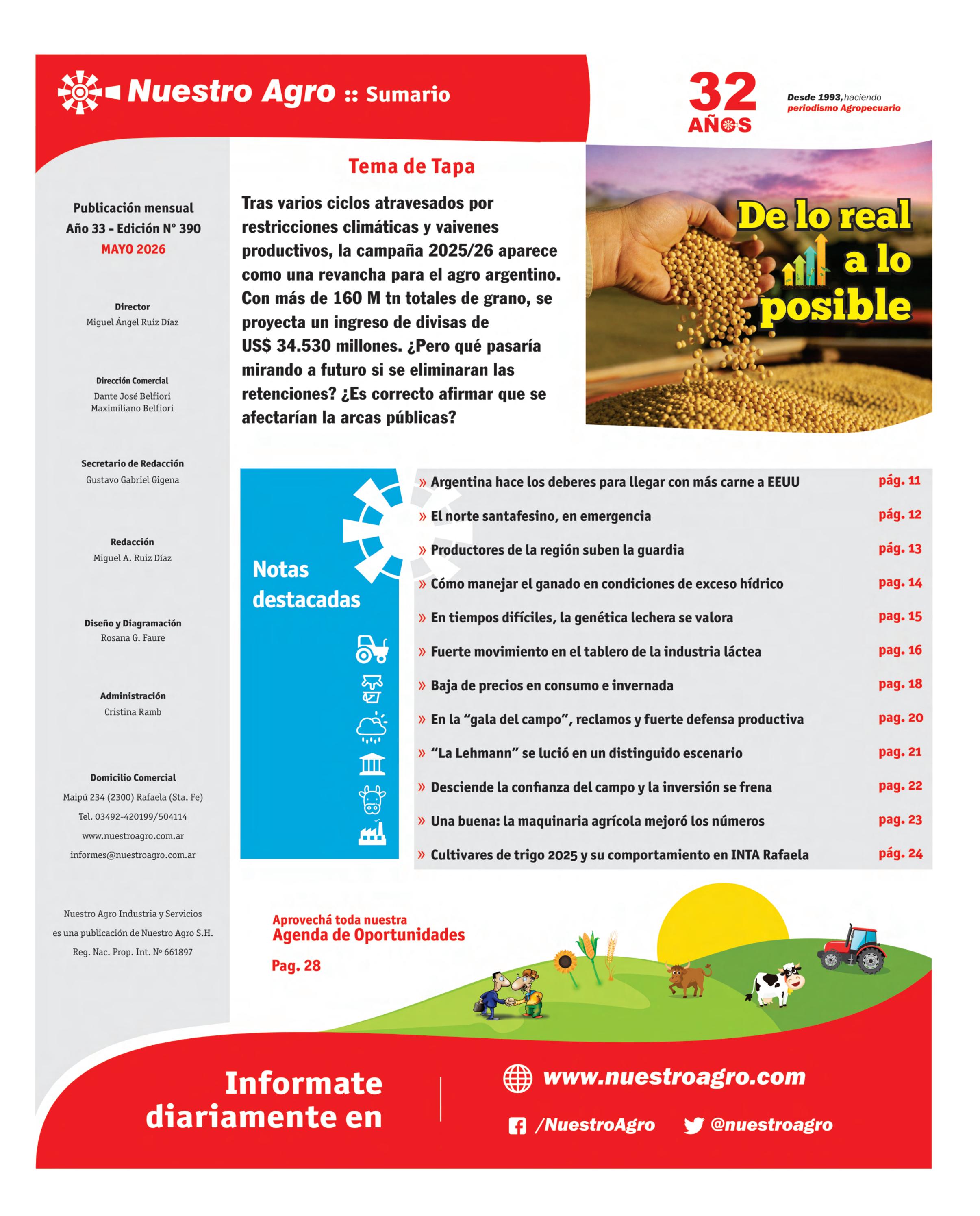 REVISTA NUESTRO MAYO 2026 N° 390 - página 5